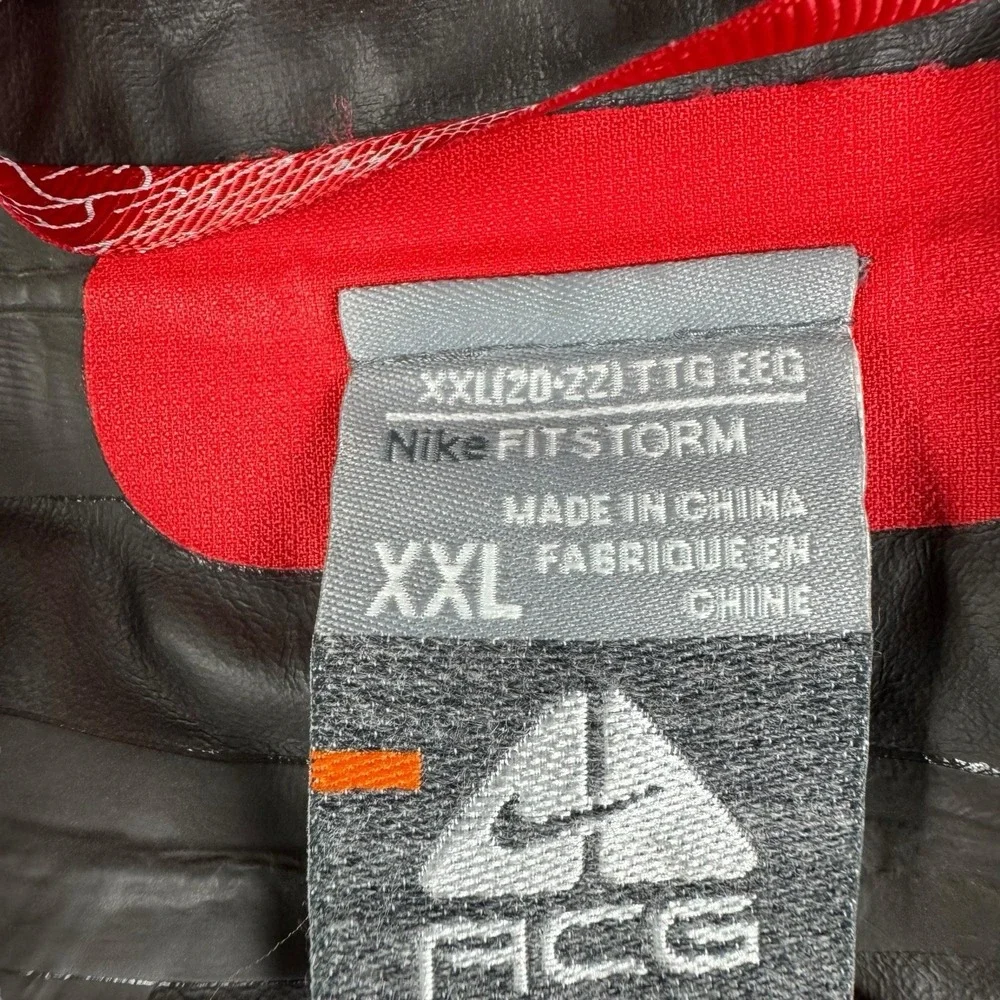 Nike ACG Gore-Tex Jacket Fitstorm Red Sz‎ 2XL Ski Snowboard Rain Misery Ridge